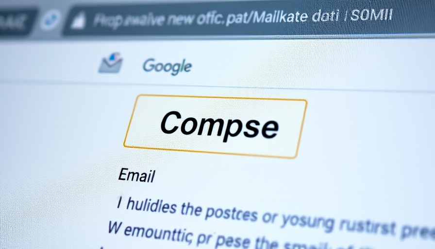 Close-up of Gmail interface highlighting Compose button, Google Gemini Flaw concept.