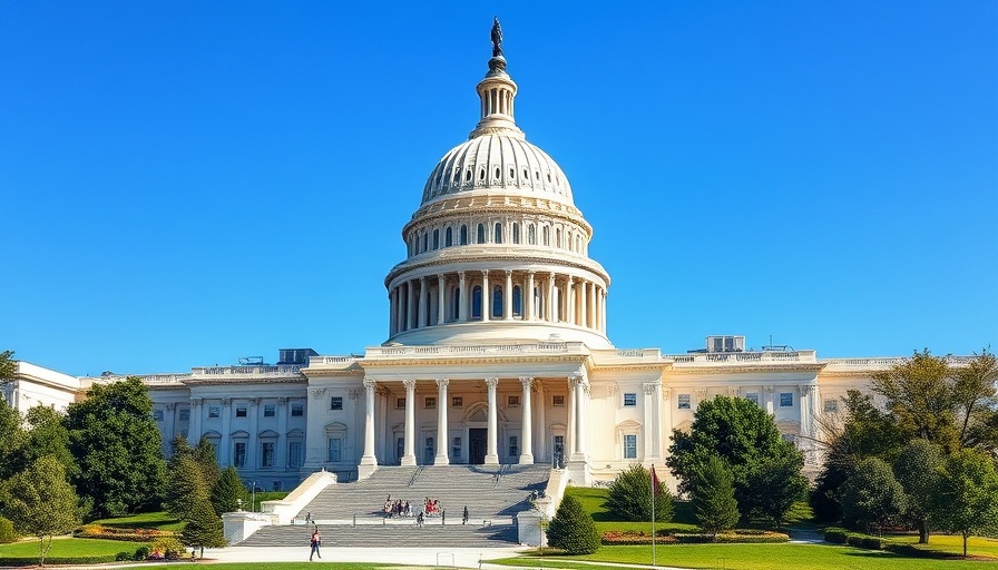 Impact of Big Beautiful Bill on Franchisees with US Capitol building backdrop.