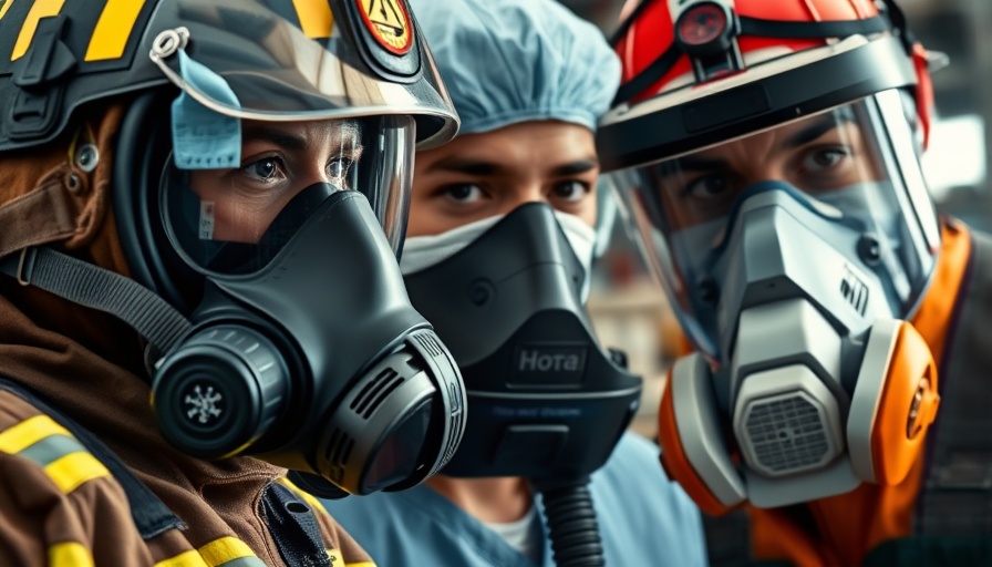 Types of respirators: firefighter, healthcare, industrial use