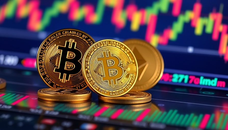 Cryptocurrency coins and digital chart, highlighting cryptocurrency impact on franchises.