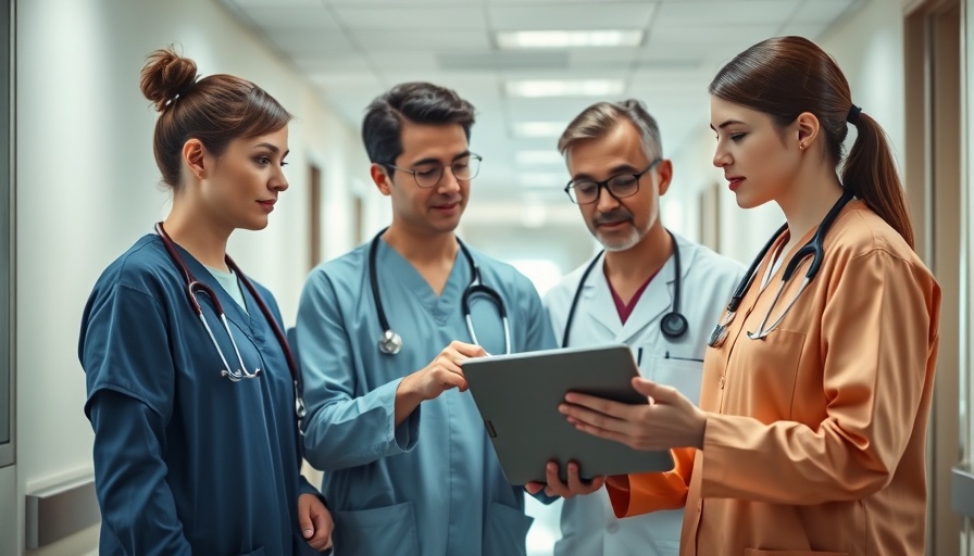 Healthcare professionals in modern setting discussing Provider Lifecycle Management Credentialing.