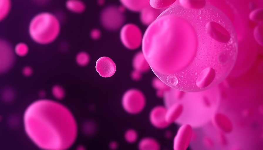 Close-up of pink biological cells symbolizing cellulitis recovery timeline.