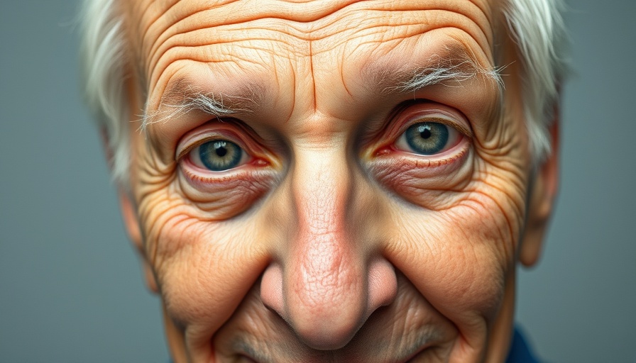 Jaundice in adults depicted in a close-up image of an older person.