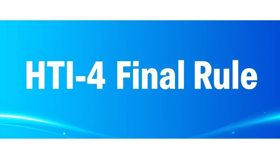 HTI-4 Rule E-Prescribing Prior Authorization digital banner.