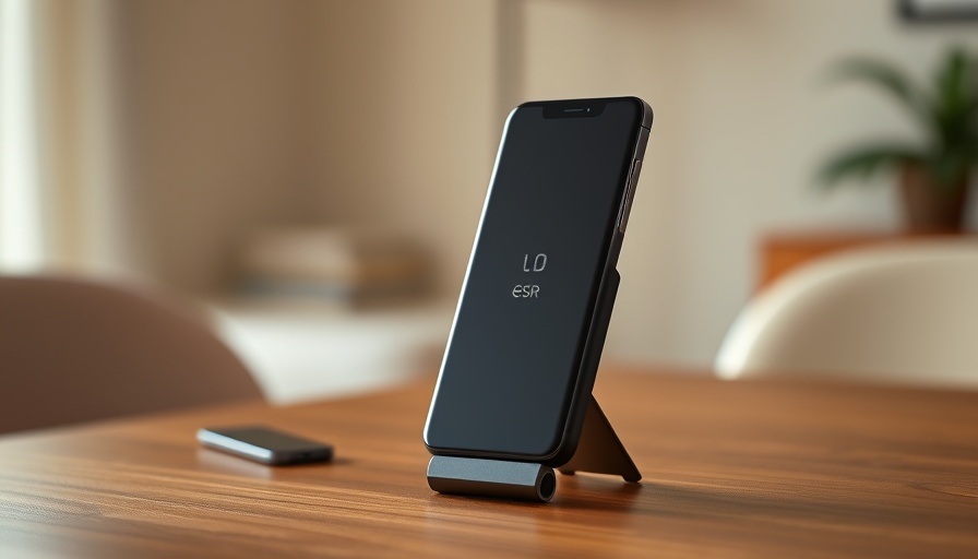 ESR power bank on table with phone, recall notice context.