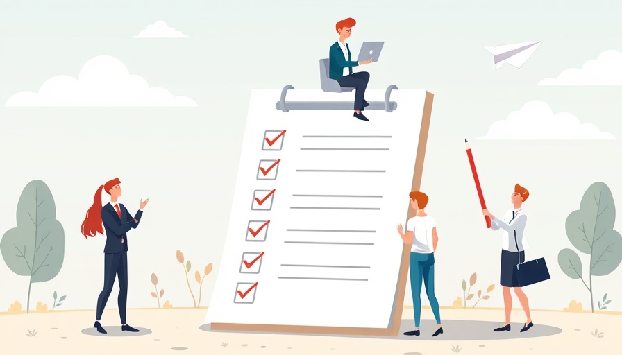 Franchise Tech Checklist for Growth illustrated in a whimsical style.