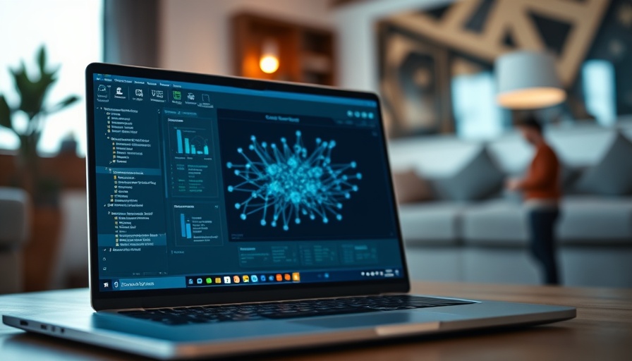 Obsidian local LLM integration visual on a laptop screen.