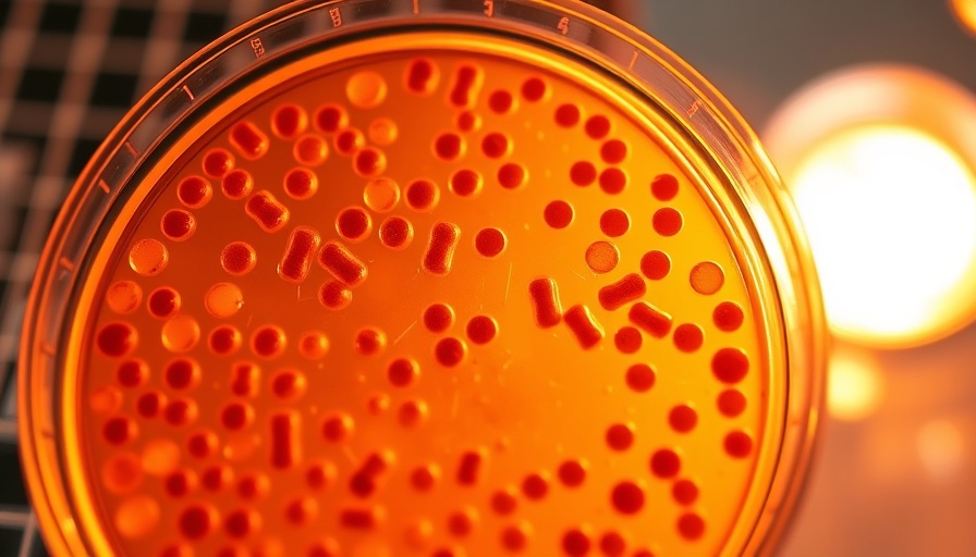 Bacterial colonies in petri dish related to salmonella outbreak.