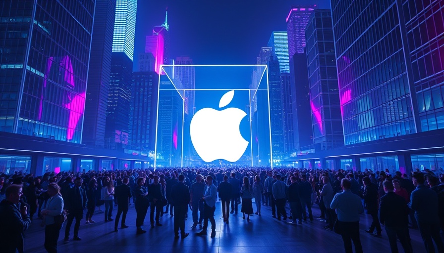 Futuristic display of Apple's closed ecosystem.