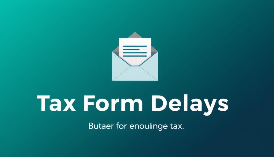 Reminder about W-2 filing delay and tax document processing.