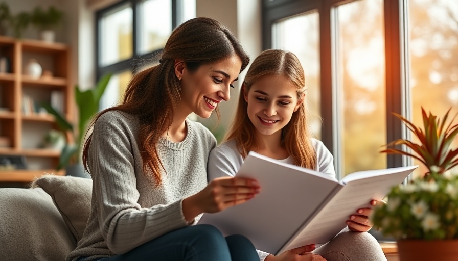 Teaching kids to build wealth, mother and daughter learning together.