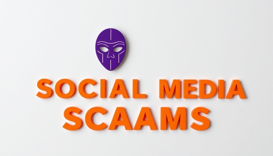 Tax advice on social media: Beware of scams graphic.