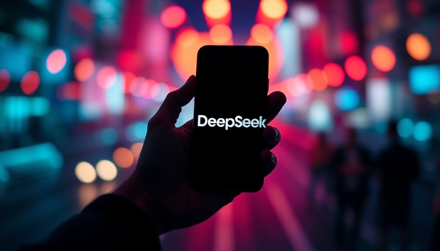 DeepSeek logo on phone sparks China stock rally.