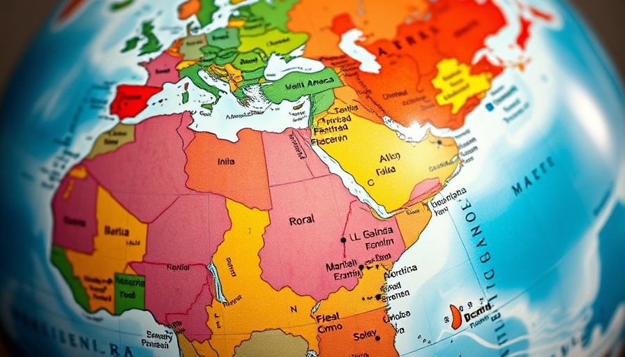 Globe displaying North America, relating to global minimum tax agreement.