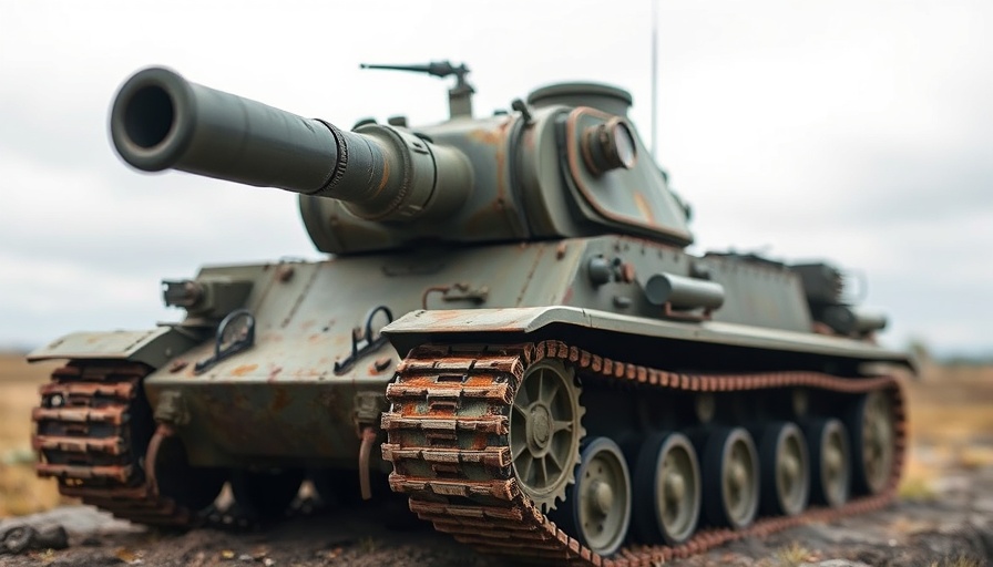 Close-up of tank barrel and tracks related to European leaders defense spending Ukraine.