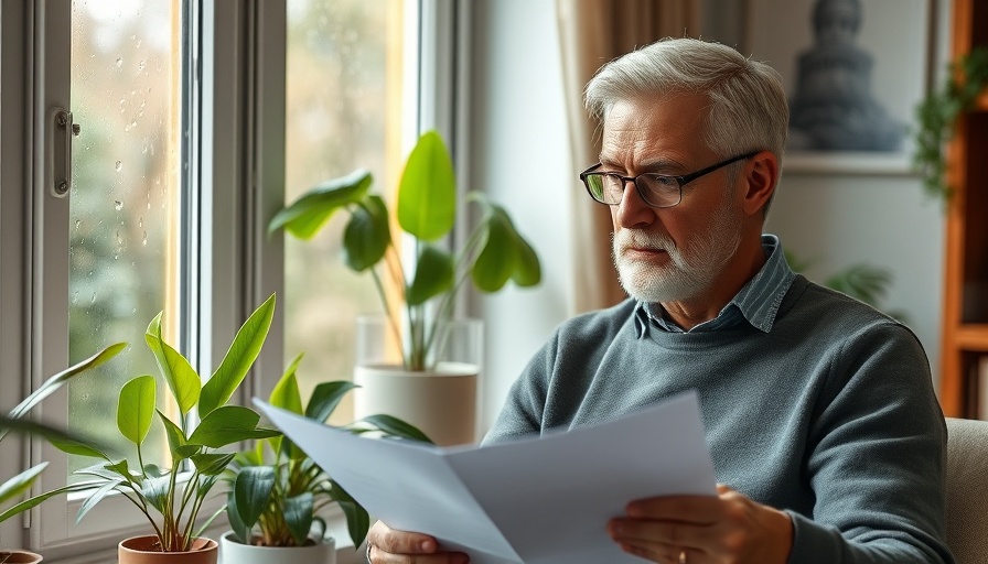 Man reviewing documents at home, considering what to do if you didn’t receive Form W-2.