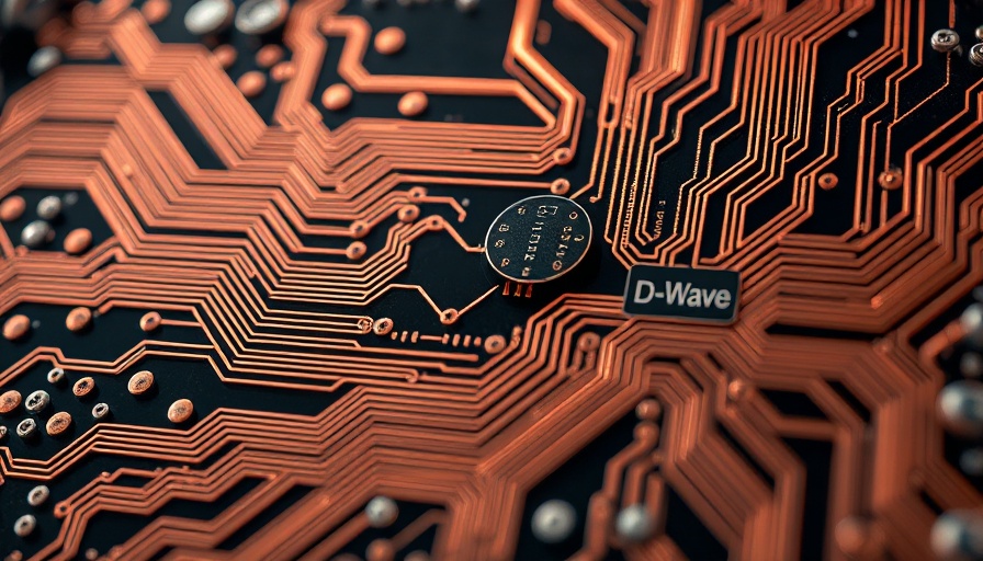 Detailed quantum circuit board representing quantum stocks rebound.