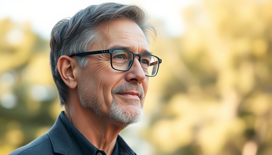 Middle-aged man contemplating tariff uncertainty and taxes.