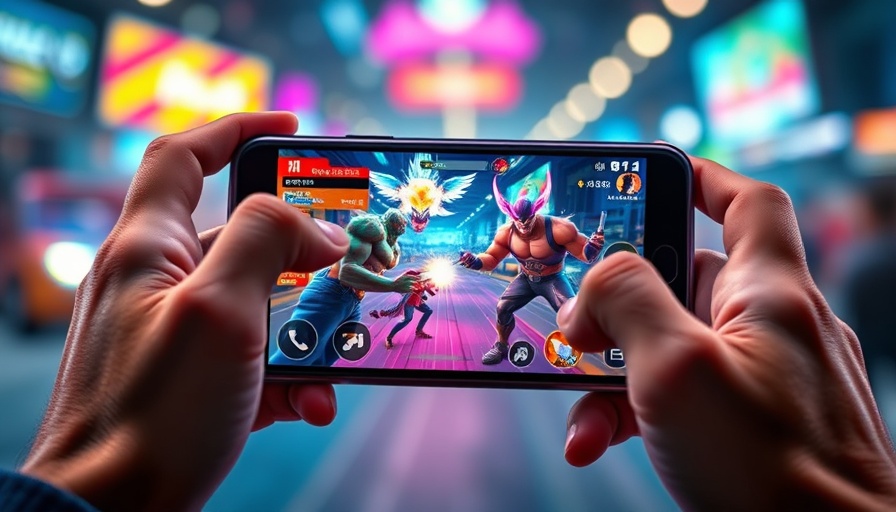 Hands playing Honor of Kings, showcasing gaming industry success.