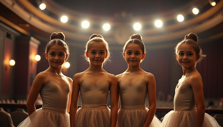 Young ballerinas preparing backstage, parenting lessons