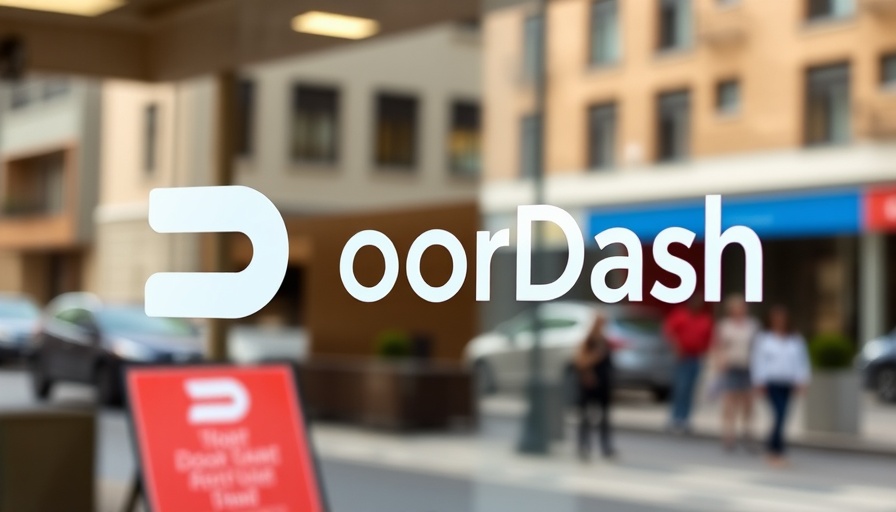 DoorDash logo on a red sign, highlighting best stocks to buy now.
