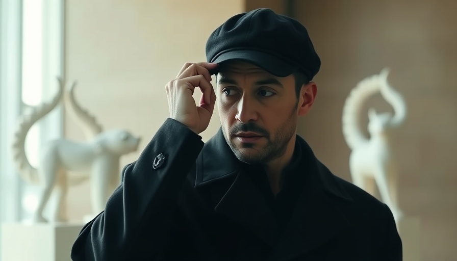 Thoughtful person indoors with a dark cap, considering plans.