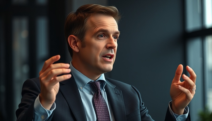 Man passionately speaking at an event indoors, Pentagon cuts $5.1 billion IT contracts