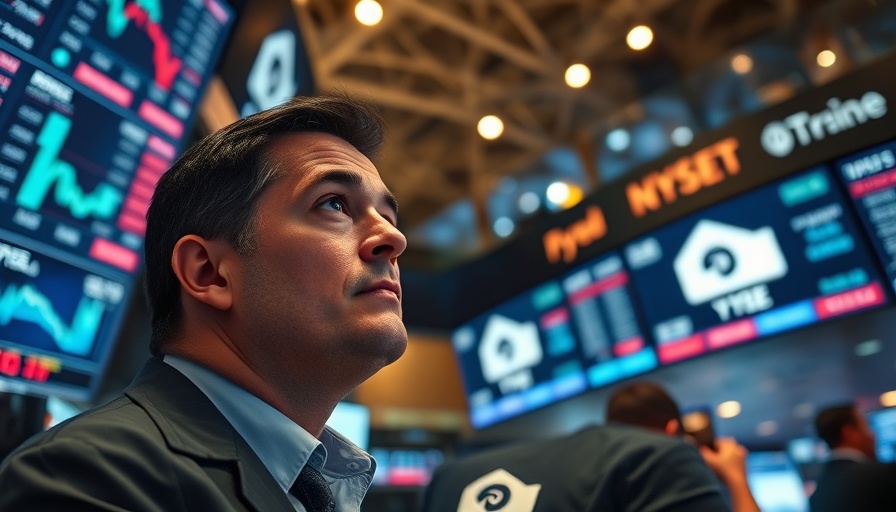 Focused trader analyzing market on trading floor - S&P 500 Milestones.