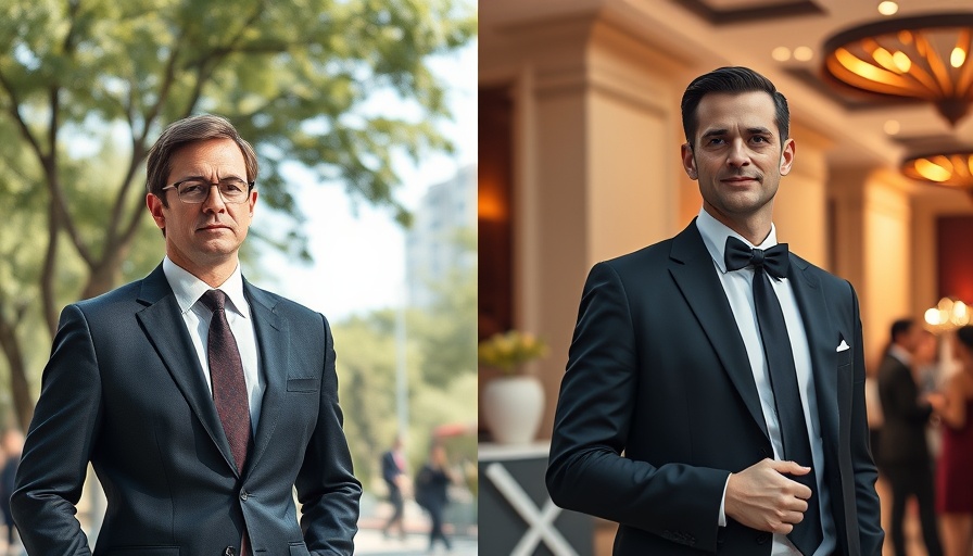 Two business professionals, different settings, Musk management style DOGE and Tesla.