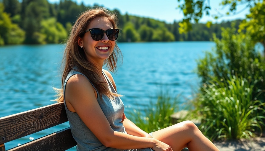 Quitting alcohol and dating apps for a peaceful lake day.