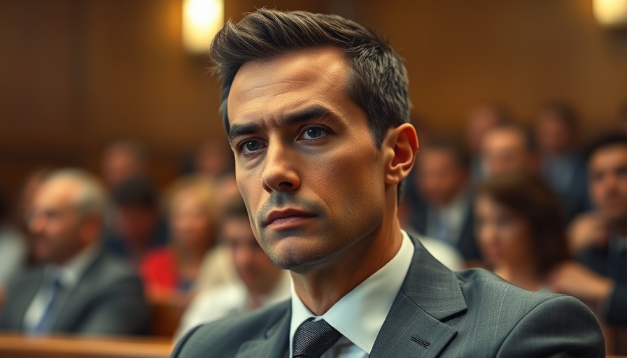 Serious man in suit at courtroom related to Trump judge nominee deportation orders.