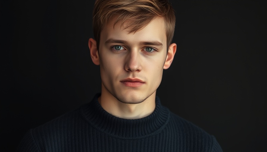 Portrait of a young man, concept of picking the right board members