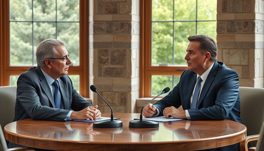 Discussion on Canada digital services tax at a conference table.