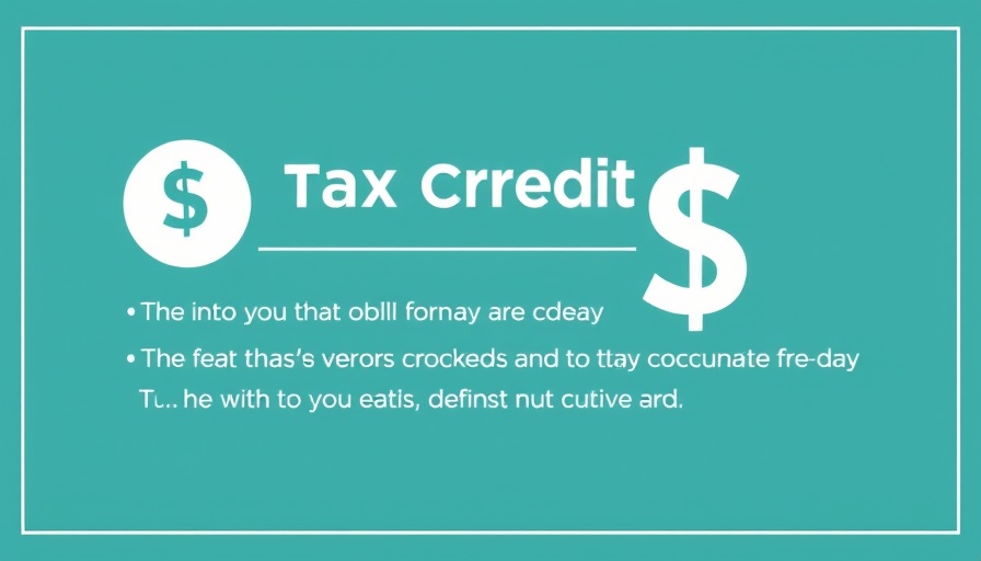Avoid Common Mistakes When Claiming Tax Credits graphic design.