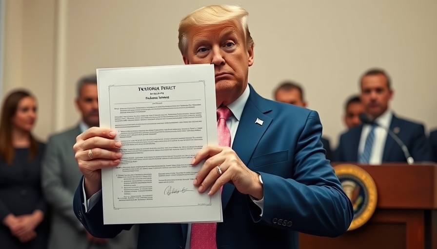Trump’s Big Beautiful Bill Taxes for Retirees signing display.