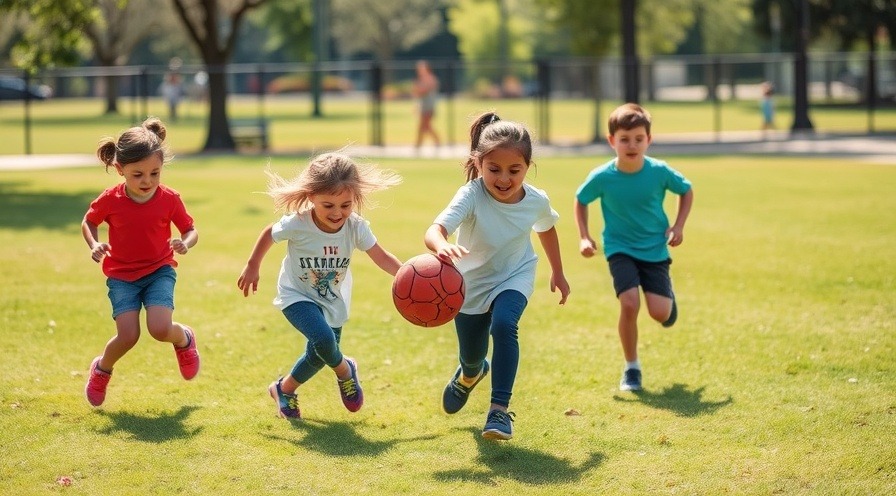 Children enjoying physical play outdoors, fostering health and joy.