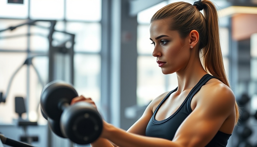 Focus-driven athletic woman exercising for brain health.