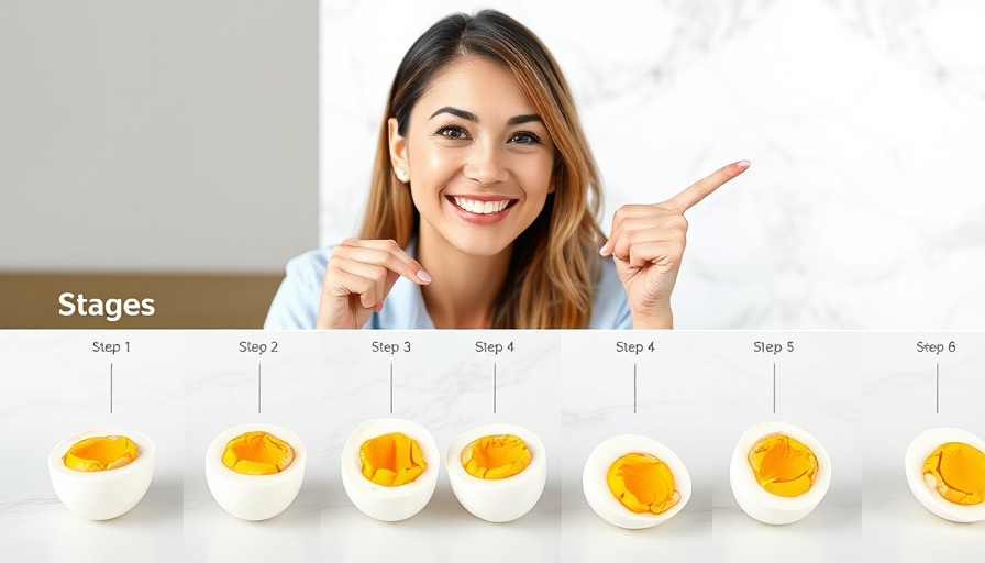 Step-by-step hard boiled eggs cooking guide.