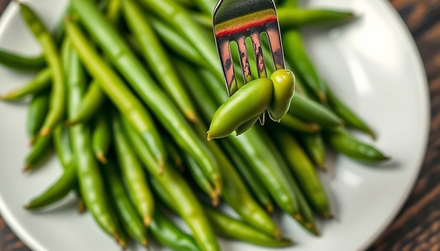 Green beans recalled over contamination on a white plate with fork.