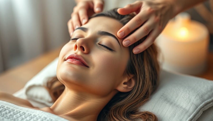 ASMR head scratching and neck back pain relief session.