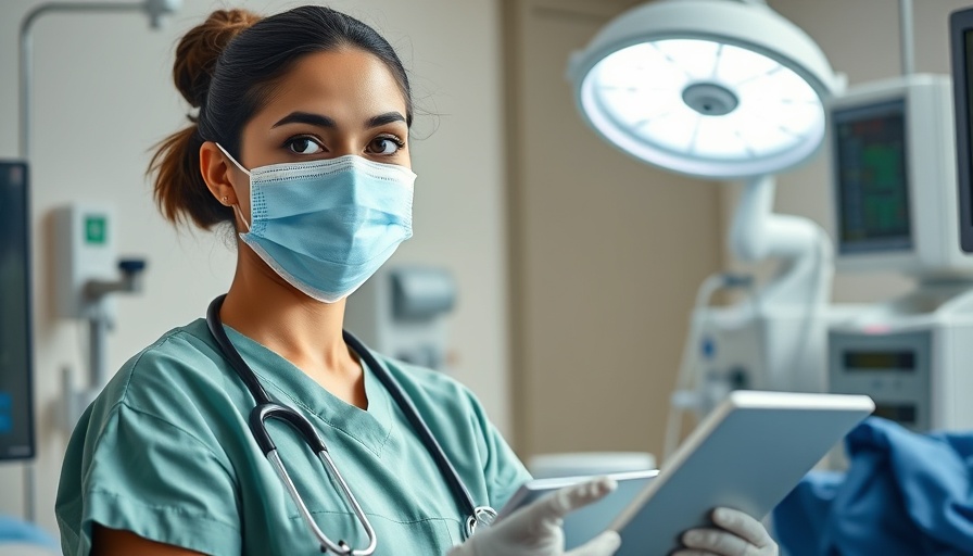 Healthcare worker addressing rising tuberculosis cases in a hospital.