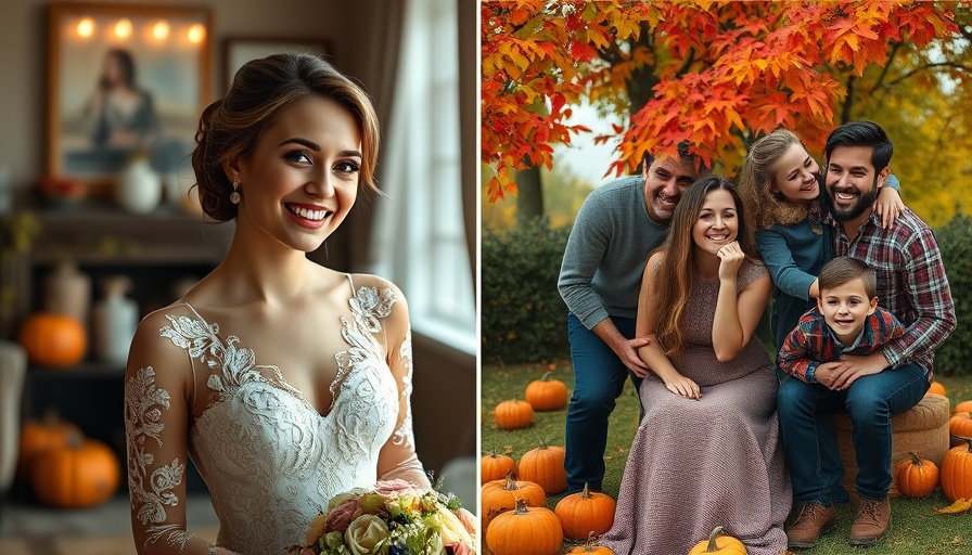 Collage showing a bridal portrait and a family posing, discussing FDA Restrictions on Compounded Semaglutide.