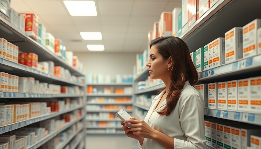 Pharmacy aisle with medicine boxes related to SinuCleanse Nasal Wash Recall.