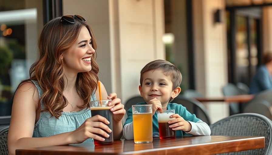 Weekly Healthy Recipe Challenge lunch scene between woman and young child.