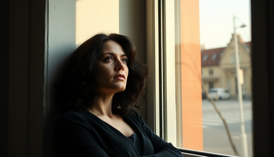 Contemplative woman indoors symbolizing Vitamin D and Depression Risk.