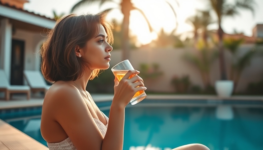 Mindful mornings for working moms by the poolside.