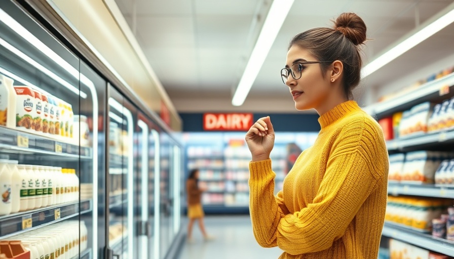 Dairy aisle shopping during Cabot Creamery butter recall.