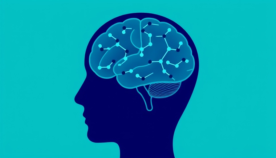 Minimalist head outline with molecular brain pattern representing senolytics Alzheimer’s disease treatment