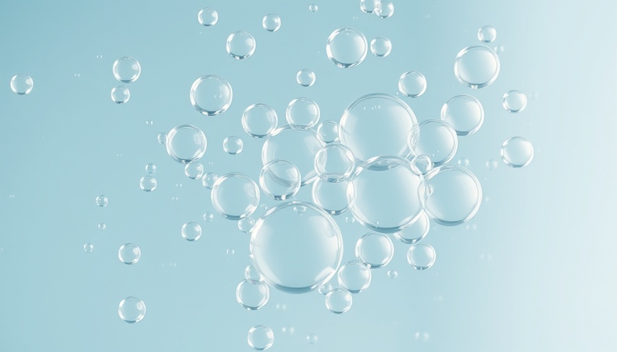 Oil bubbles in liquid representing cholesterol myths and facts.