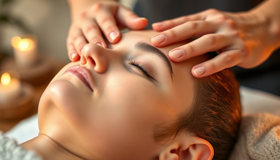 Person receiving scalp massage in therapeutic setting, addressing why neck and back pain.